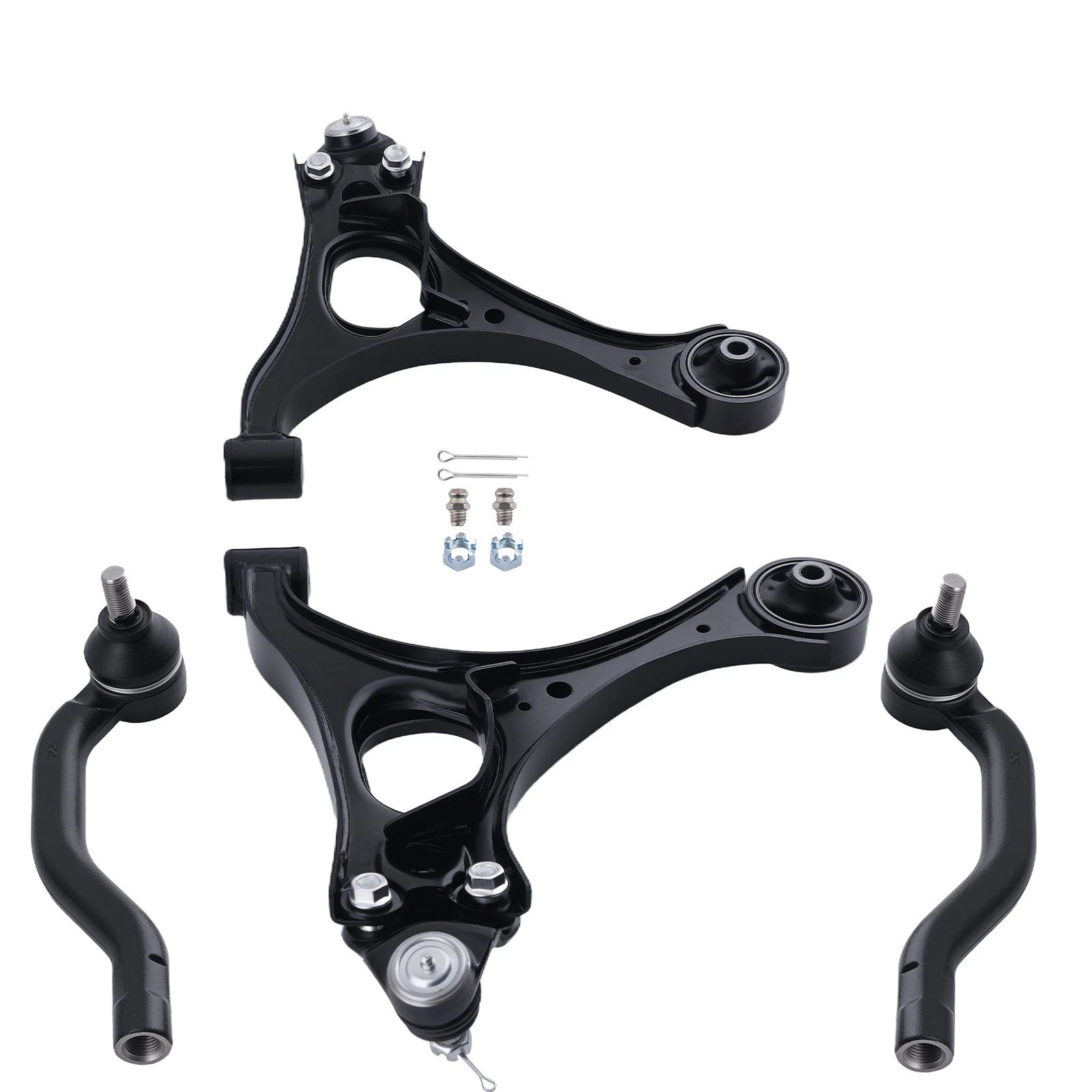 Front Lower Control Arms with Ball Joints & Tie Rod Ends for Honda Civic (2006–2011)