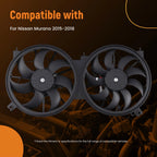 Electric Cooling Fan Assembly for Nissan Murano (2015–2018) TYC