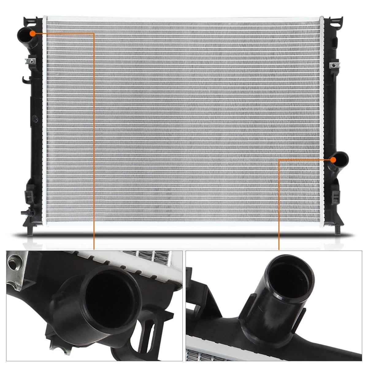 Aluminum Core Radiator for Chrysler 300/Dodge Magnum (2005–2008) DPI-2766