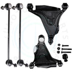 Set of 4 Front Lower Control Arms with Ball Joints for Volvo V70 S70 850