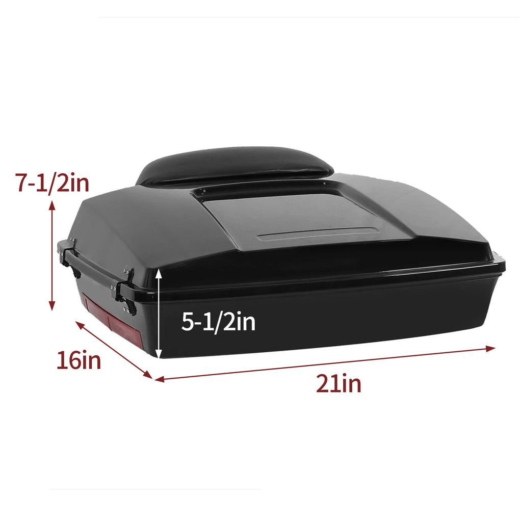 Razor Luggage Trunk Mount Rack for Harley Touring Street Glide Road King (1997–2008)