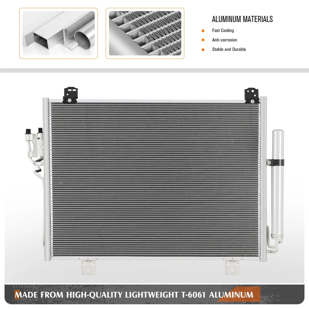 A/C Condenser for Mazda CX-9 (2016–2023) Aluminum Core Replacement