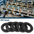 Set of 5 Oil Seal Rotary Shaft Seal NBR Rubber 28x47x8mm