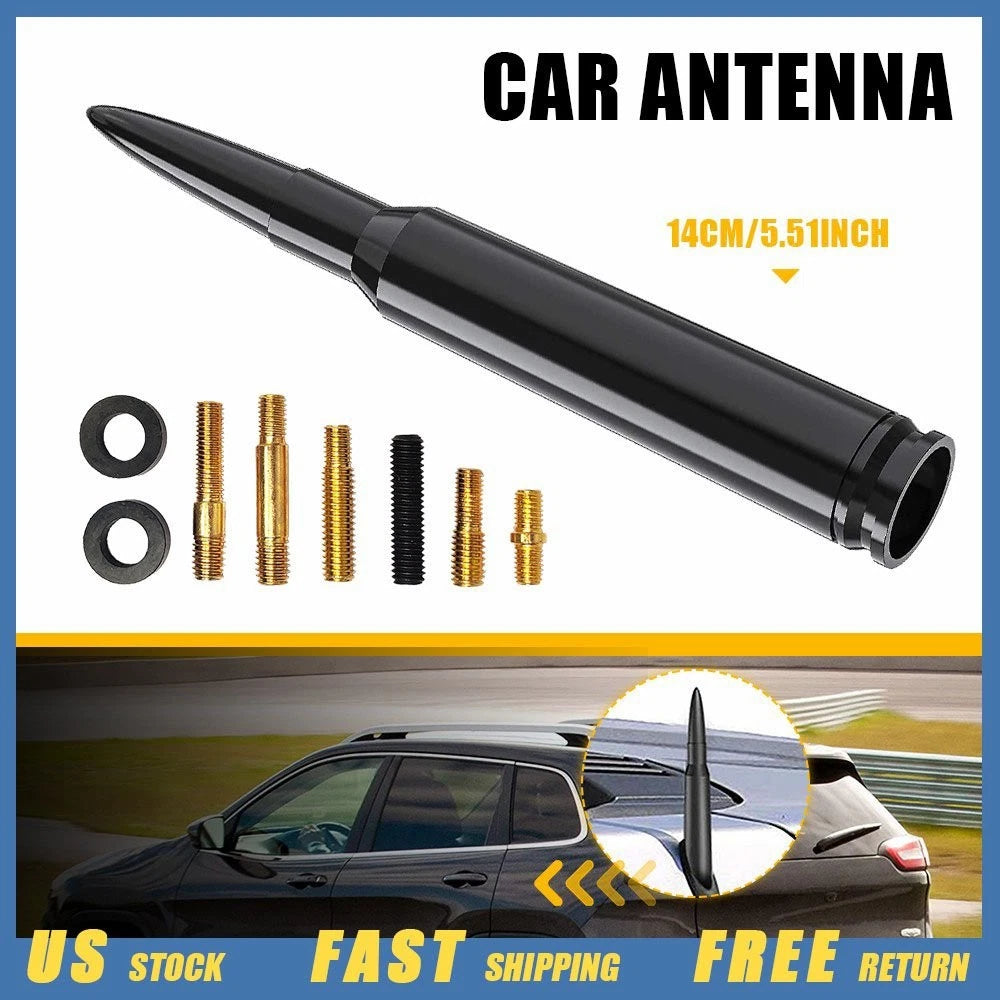 Bullet Style Cal Antenna Mast for Jeep Wrangler JK JL Gladiator (2007–2021)