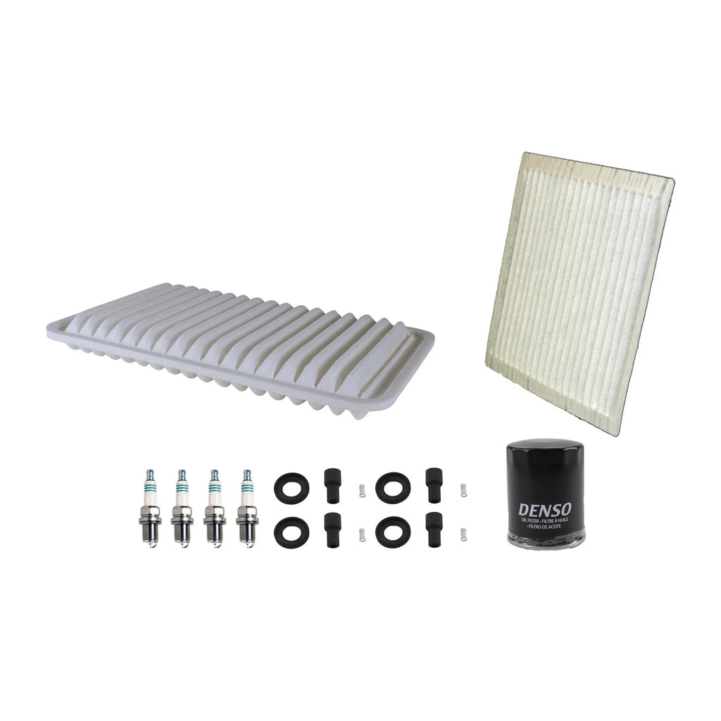 Tune Up Kit with 4 Spark Plugs & Boots for Toyota Highlander (2001–2007)