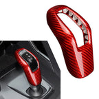 Carbon Fiber Gear Shift Knob Cover Trim for Land Rover Range Rover Sport (2014–2017)