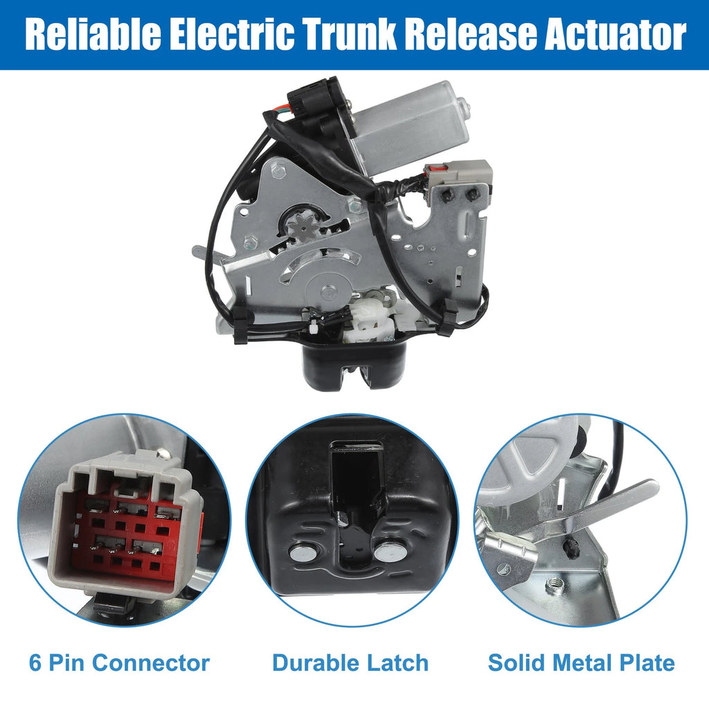 Rear Tailgate Lock Latch Actuator for Dodge Durango, Jeep Grand Cherokee (N/A)