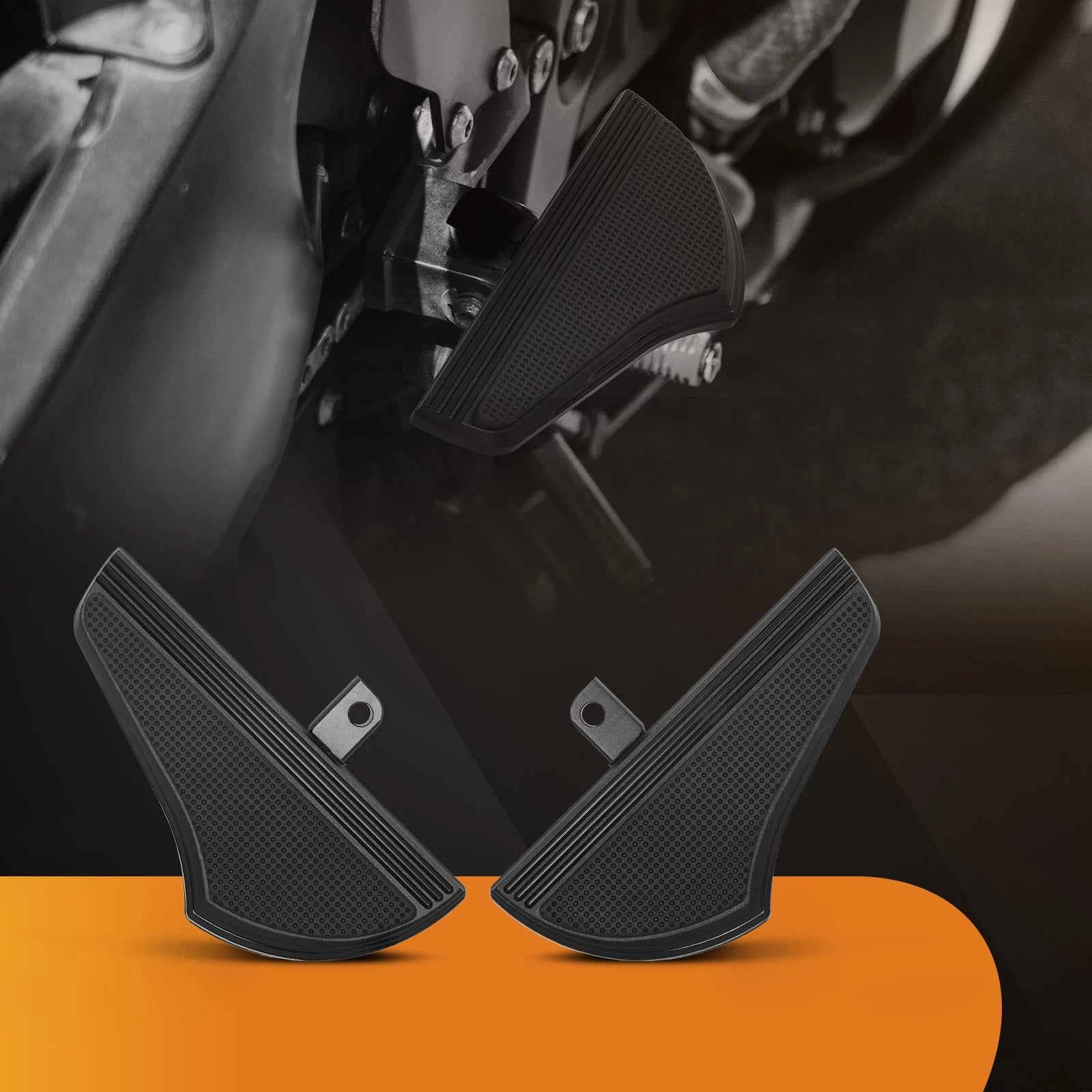 CNC Rear Passenger Floorboards Foot Pegs for Harley (Pair)