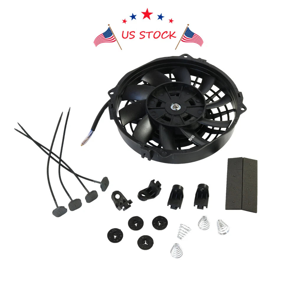 7" Slim Electric Radiator Cooling Fan Mount Kit for Universal Vehicles