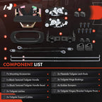 Tailgate Hardware Rebuild Kit with Cable & Rods for Dodge Dakota (1997-2010)