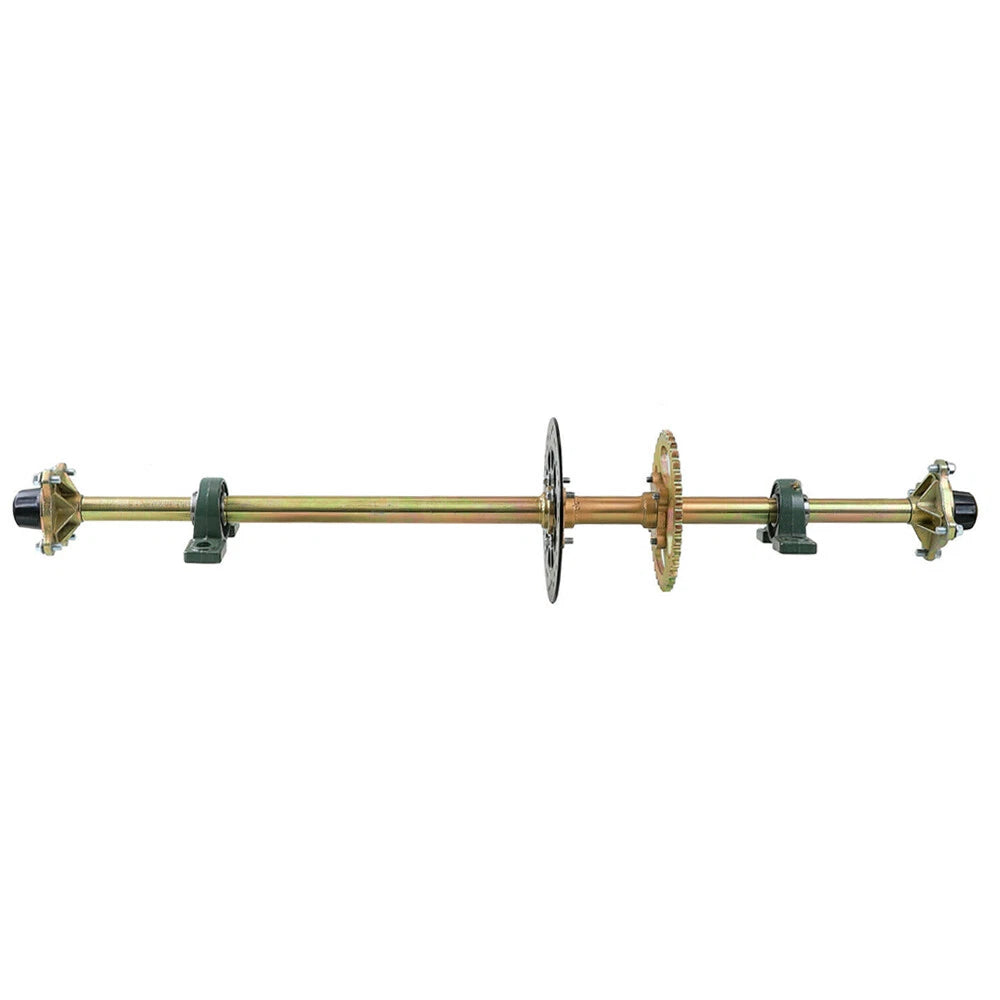 44" Rear Live Axle Wheel Hub Complete Kit for Go Kart Golf Cart ATV