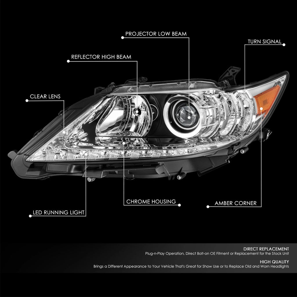 Driver Side LED DRL Projector Headlight for Lexus ES300H/ES350 (2013–2015)