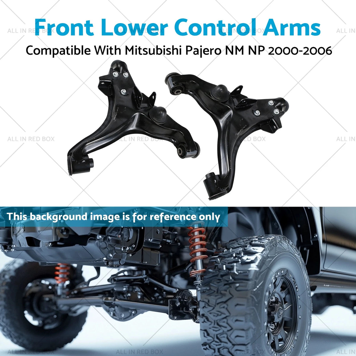 Front Lower Control Arm Pair for Mitsubishi Pajero NM NP (2000–2006)