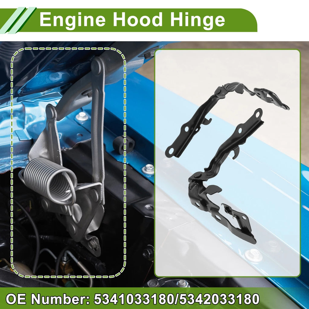 Hood Hinges for Toyota Camry (2007–2011) 1 Pair No. 5341033180