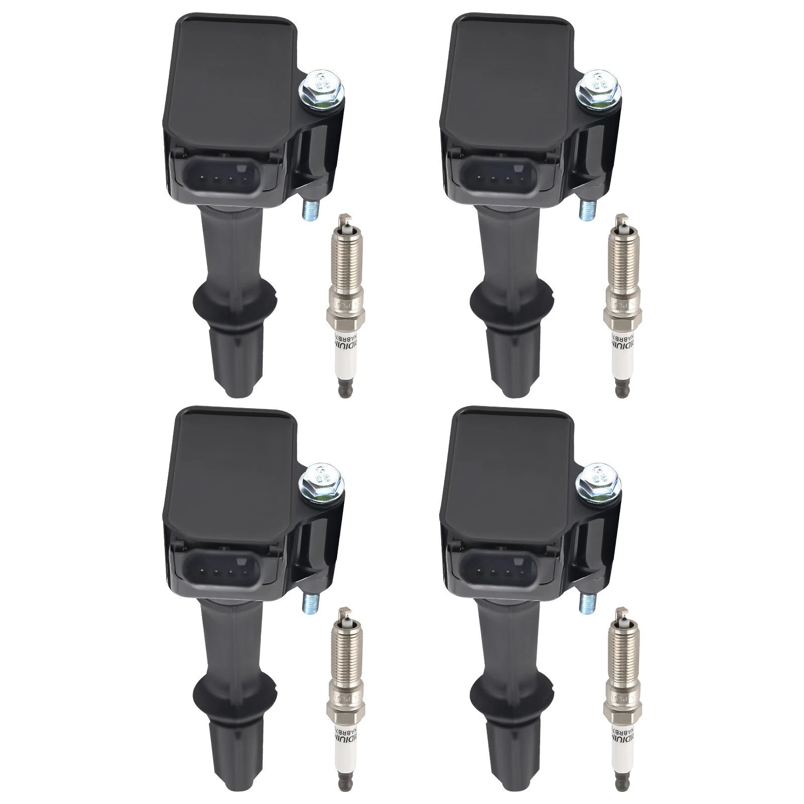 Set of 4 Ignition Coils + Spark Plugs for Buick Encore GMC Terrain (2013–2020) UF802 91970