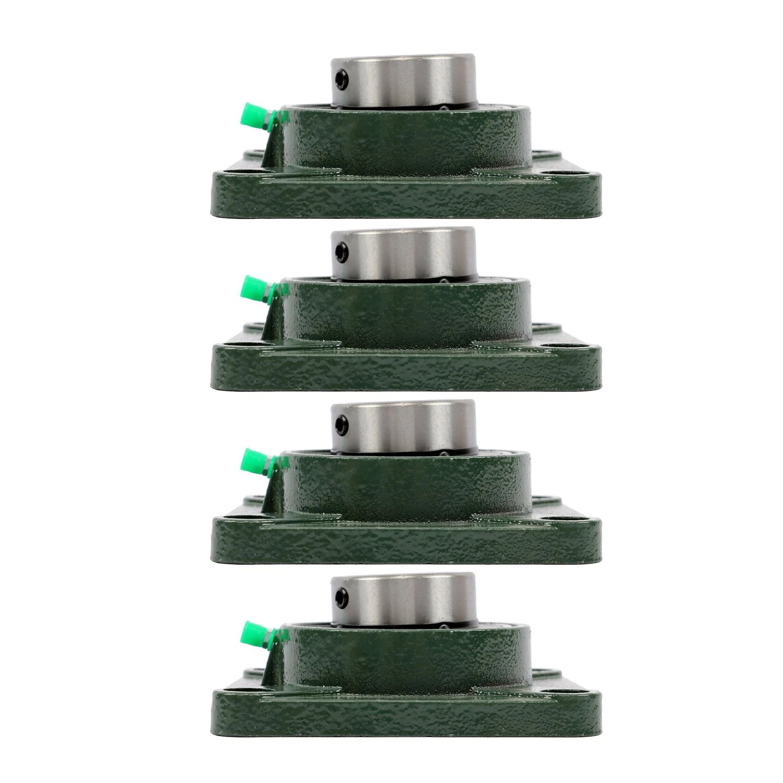 Set of 4 Pillow Block Flange Bearings for UCF208 (1-1/2" Bore)