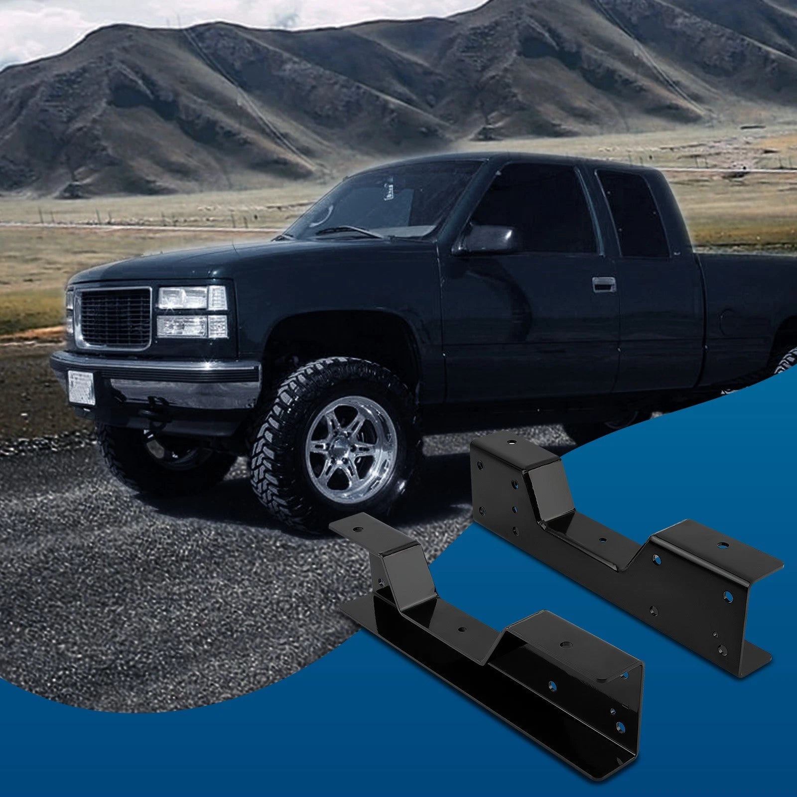 Front 3" Rear 6" Drop Lowering Flip Kit for Chevy Silverado C1500 (1988–1998)