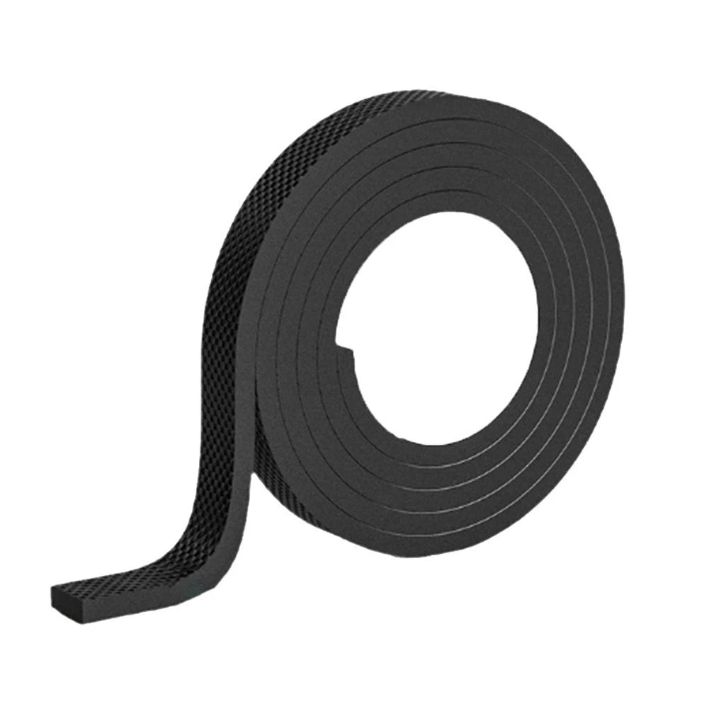 6mm Thick Rubber Mat for Furniture Legs (Self-Adhesive, Black EVA)