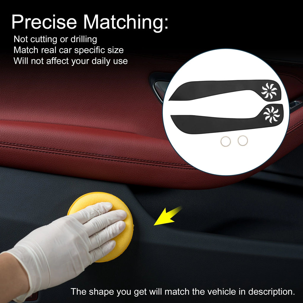 Set of 1 Car Door Anti Kick Pad Sticker Protector for Ford Mustang (2015)