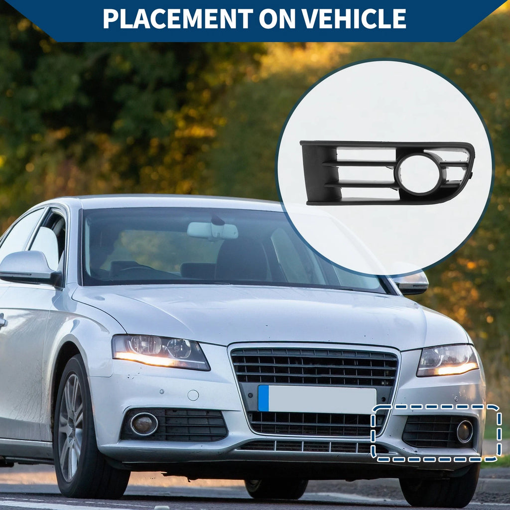 1pc Front Left Fog Light Grill for Volkswagen Polo (2002–2005) No. 6Q0853665