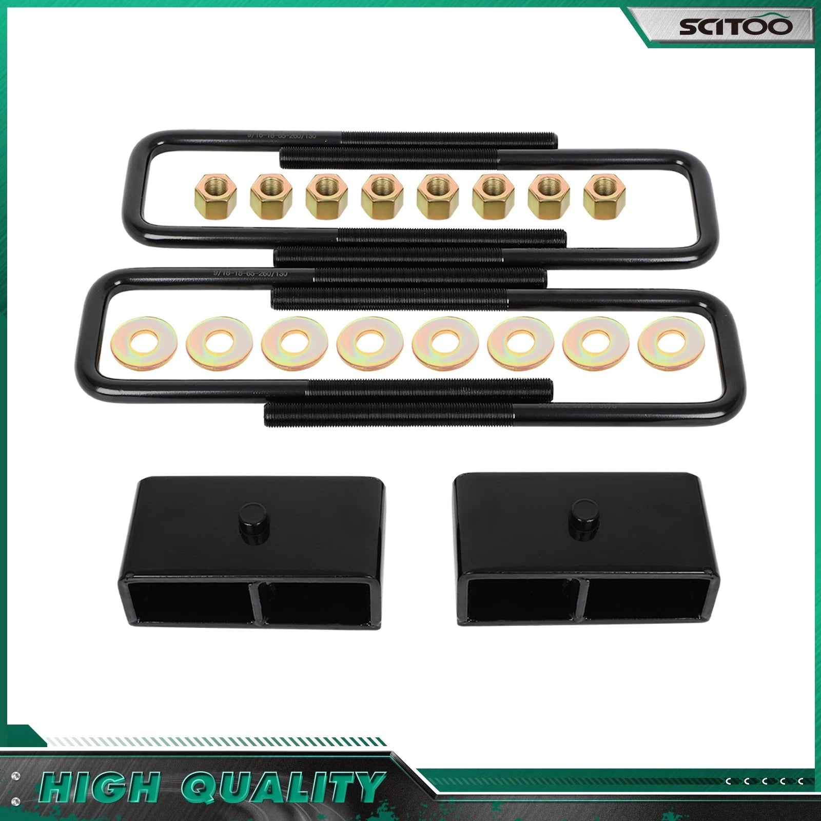 2" Rear Blocks Leveling Lift Kit for Chevy Silverado 2500HD (2000–2010)