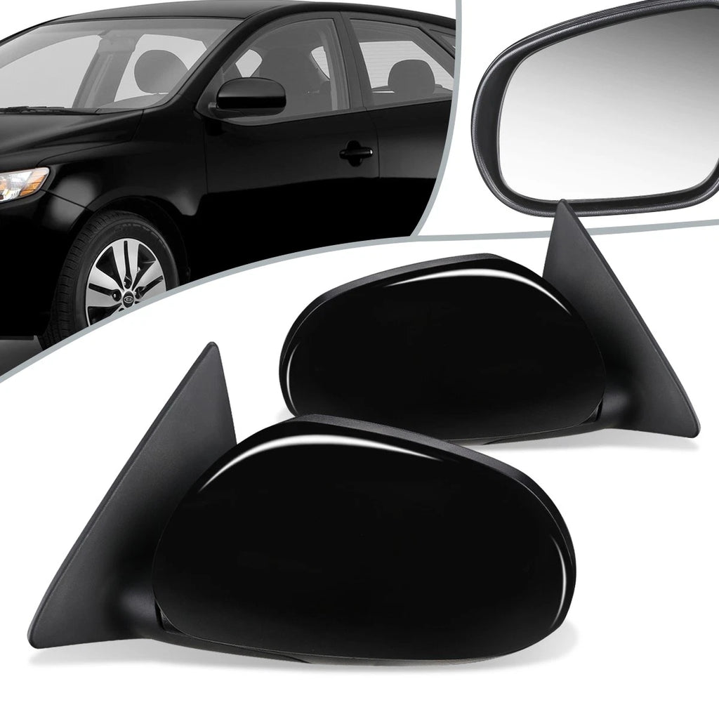 Pair of Side View Door Mirrors for Kia Forte Koup (2010–2013) KI1320165 KI1321165
