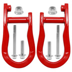 2X Red Tow Hooks for Chevy Silverado 1500 (2007–2018) GMC Sierra 1500