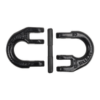4Pcs Safety Chain Towing Hitch Hammer Lock Connector for Heavy Duty Truck