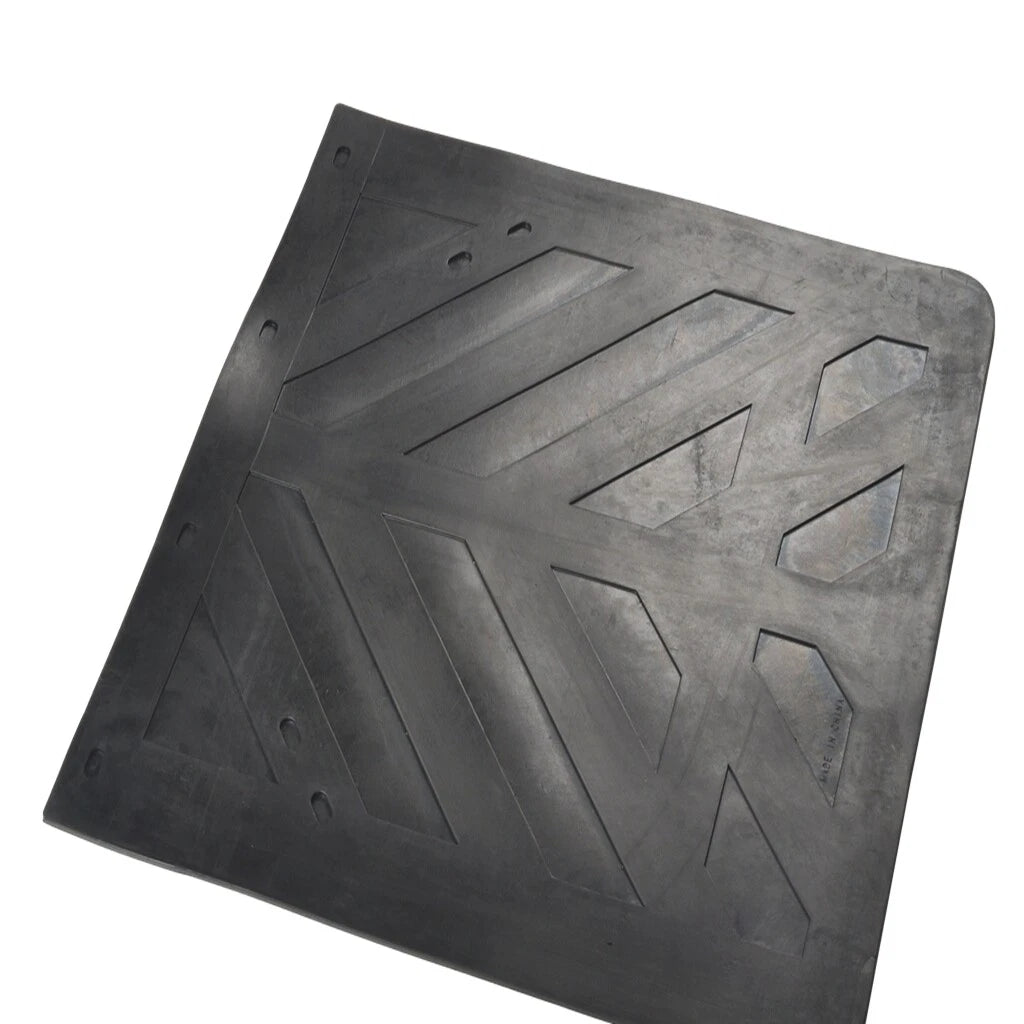 1 Pair Mud Flaps for Semi Truck Trailer (24"x 24", Heavy Duty, Black)