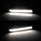 Smoked White LED Front Bumper Side Marker Signal Lights for Ford Fusion (2010–2012)