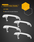 Set of 4 Chrome Exterior Door Handles for Hyundai Veracruz (2007–2012)