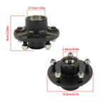 2 Pack Trailer Idler Hub Kits for 3500 lbs Axle (5 on 5)