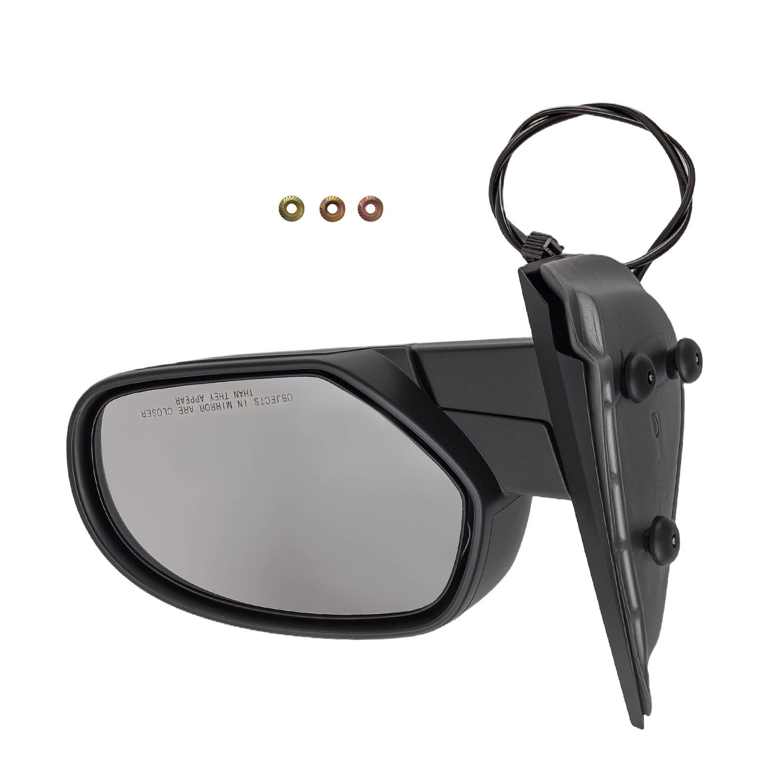 Passenger Mirror for Chevy Silverado GMC Sierra (2007–2013) 20809948 Power Black