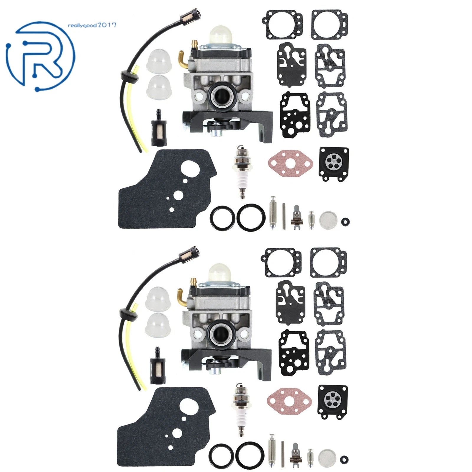 2X Carburetor for Honda Tiller FG110K1 GX25 GX35 FG110 (2000–2023)