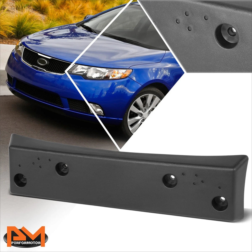 License Plate Mounting Bracket for Kia Forte (2010–2013) Black