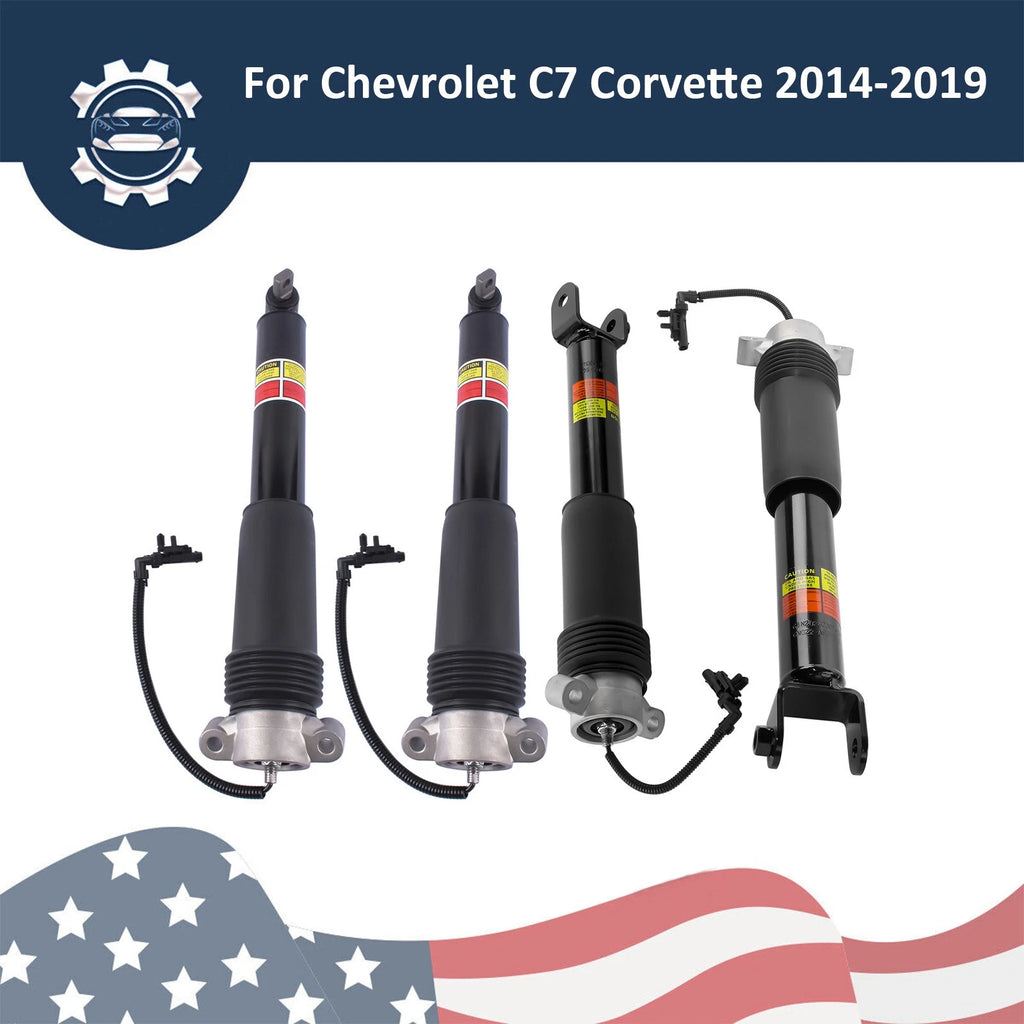 Set of 4 Shock Struts w/ Electric for Chevy C7 Corvette (2014–2019)