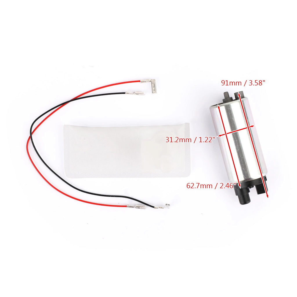EFI Fuel Pump + Filter/Strainer for Kawasaki KLX 250/250S (2013–2021) KLX300R (2020–2021)