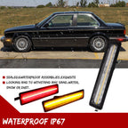 Set of 4 Clear LED Side Marker Lights for BMW E30 E32 E34
