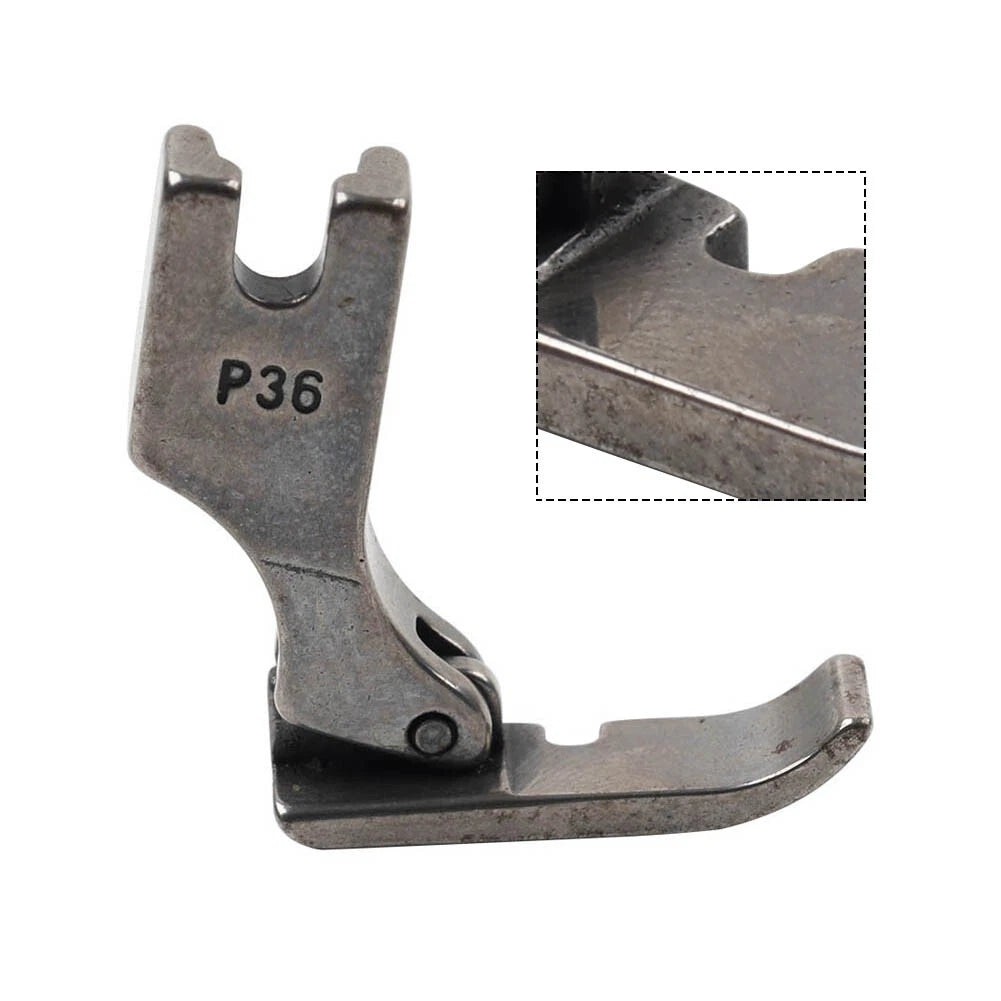 Hinged Right Zipper Cording Foot for Industrial Sewing Machines (P36, 12435HW)
