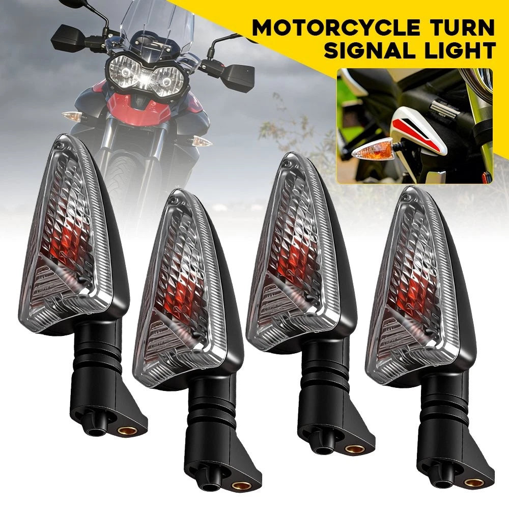 4X Front Rear Turn Lights for Triumph Tiger XCx (2010–2020) Street Triple (2007–2020)