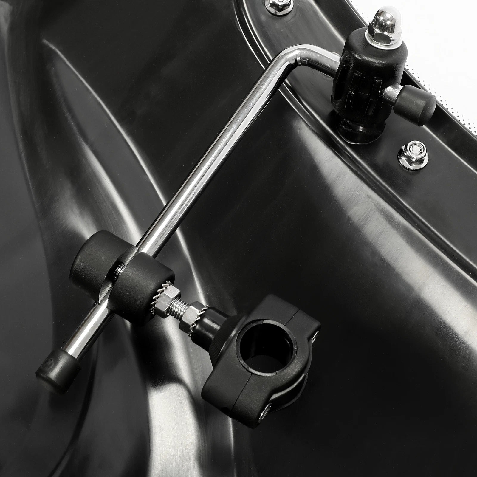Batwing Fairing Windshield with Bracket for Harley Yamaha Honda Motorcycle