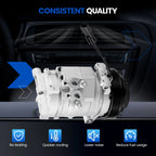 A/C Compressor 6-Groove Clutch for Chrysler Town & Country Caravan (2008–2010)