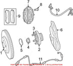 Genuine OEM Front Slotted 390mm Disc Brake Rotor for Dodge Challenger Charger (2015–2023)