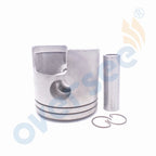 Piston STD + Ring for Yamaha 2T 20-25HP Outboard Motor (6L2-11631-00-97, 6L2-11610)