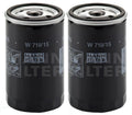Set of 2 Engine Oil Filters for BMW E28 E30 E34 325 325i 325is 325iX 525i