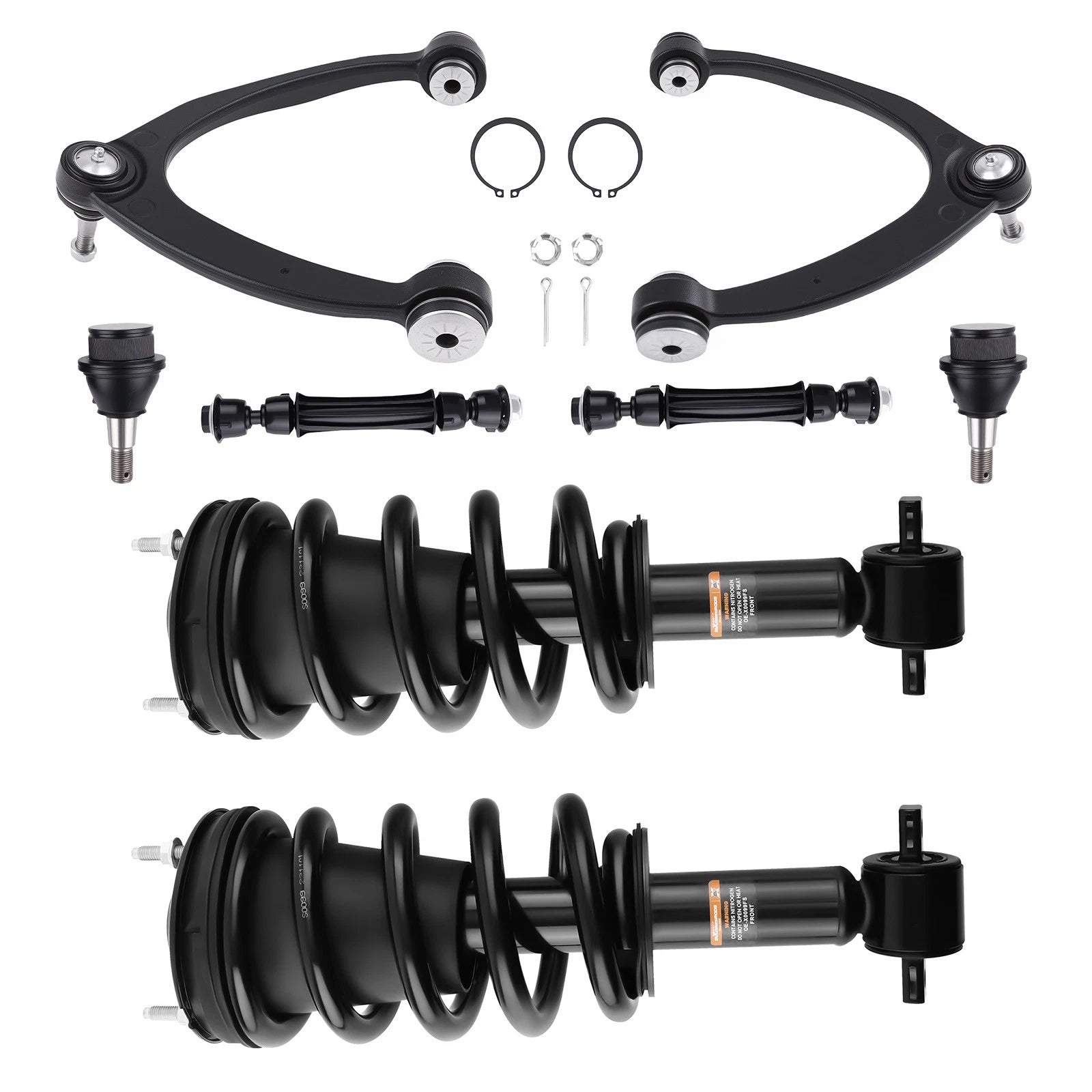 Front Complete Struts Control Arms Kit for Chevy Suburban 1500 Tahoe (2007–2015)
