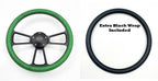 Steering Wheel Replacement 5 Hole for Universal 14 Inch Vehicles (—)