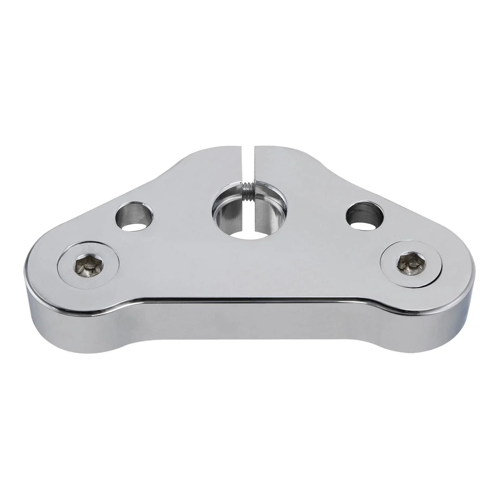 Chrome Triple Tree Top Clamp for Harley Cross Bones FLSTSB (2008-2011)