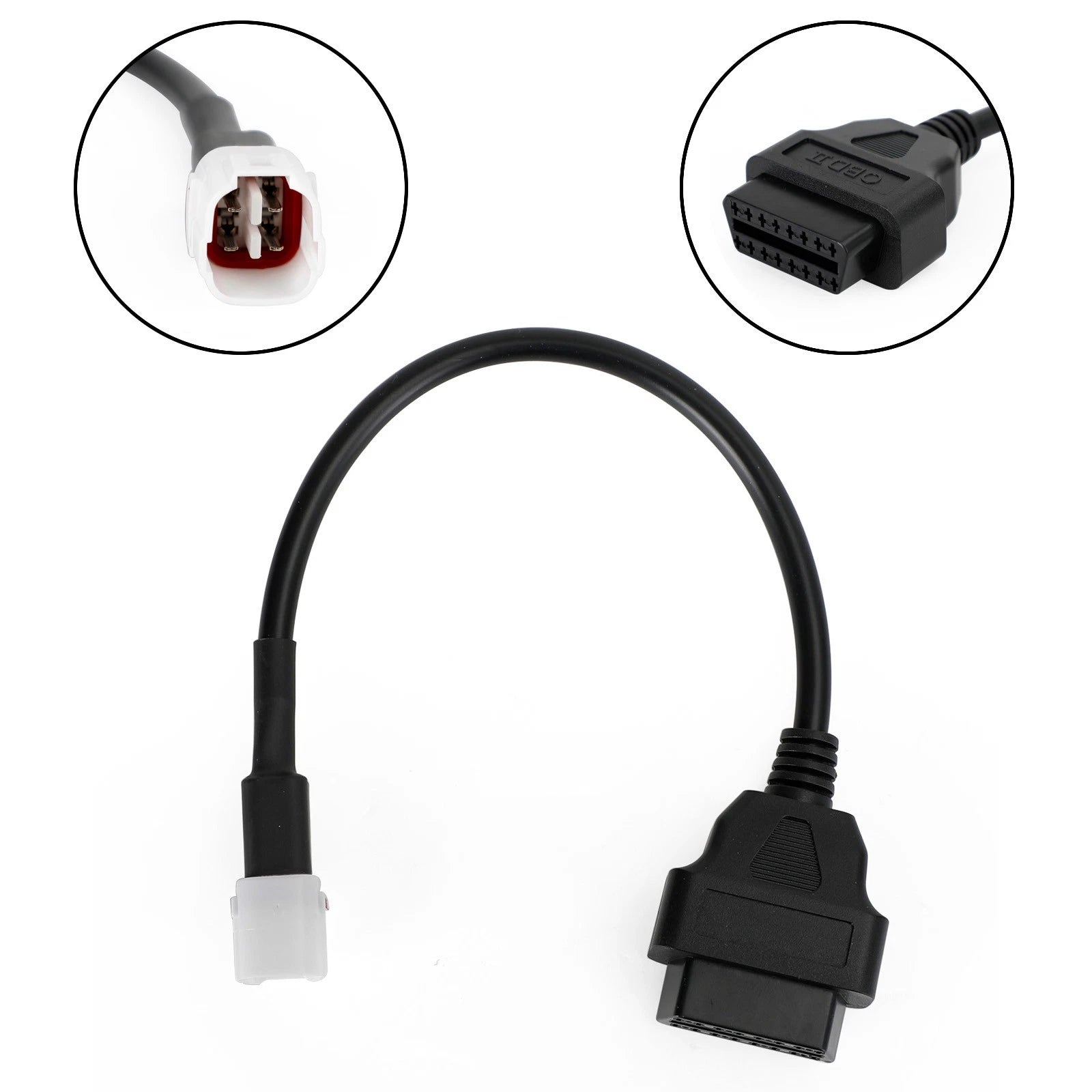 4 Pin to OBD2 Cable Diagnostic Adapter for Yamaha R1 R6 MT09 (2000–2023)
