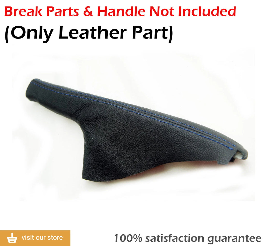 E Brake Boot for VW Vento GTI MK4 (1999–2004) Blue Stitch Leather Synthetic